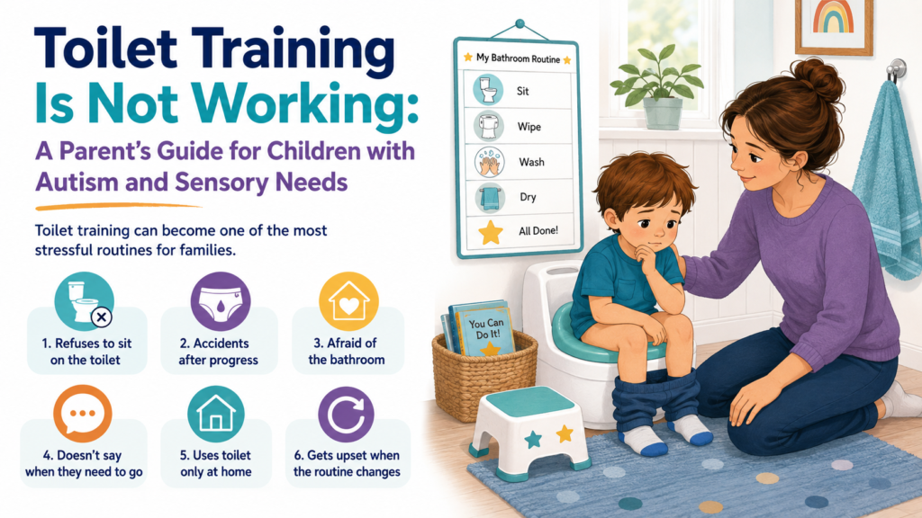 Toilet training support for children with autism and sensory needs.